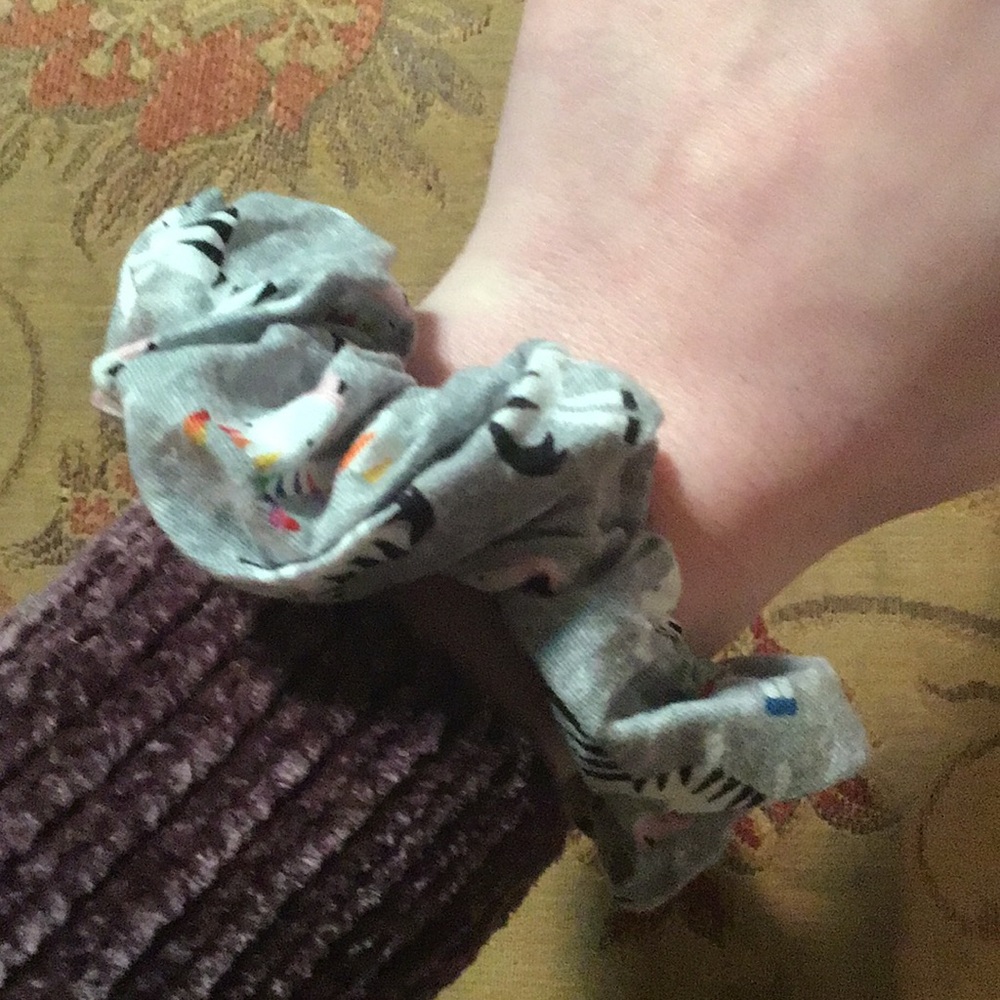 Party Zebra Scrunchie